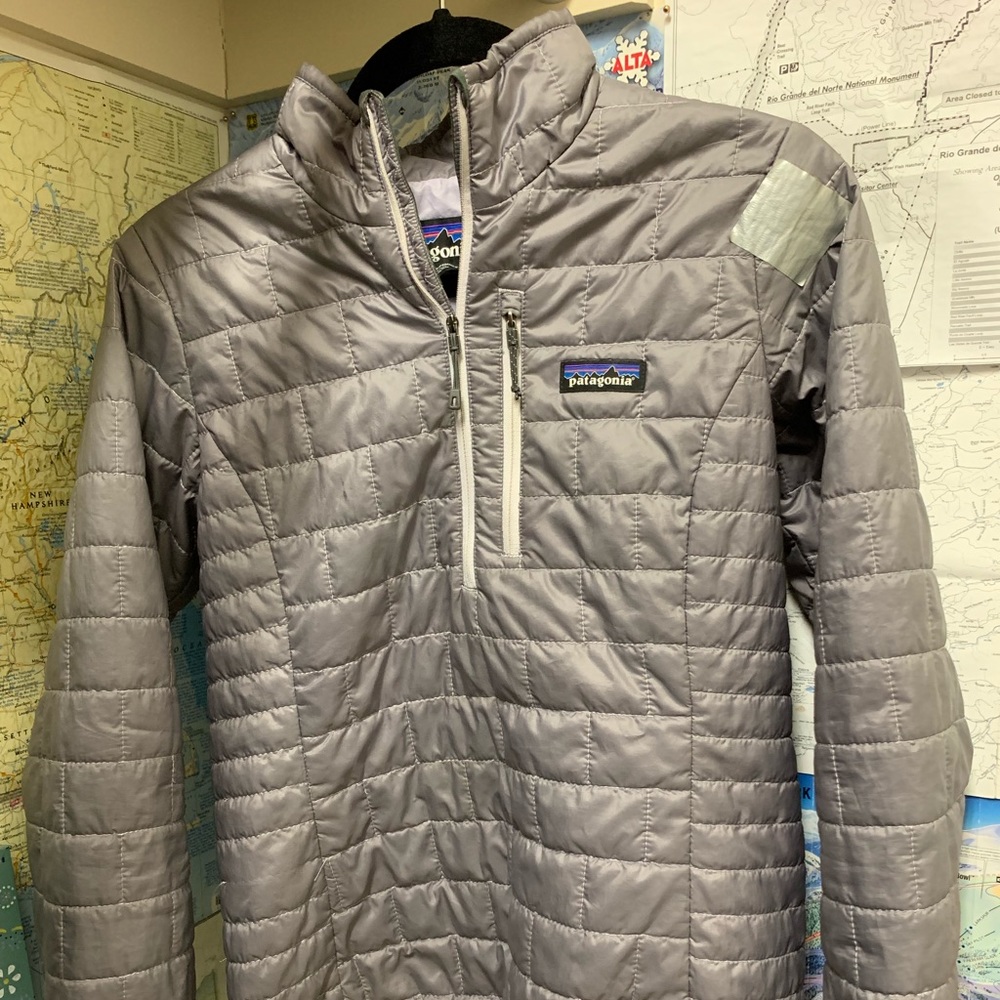 Patagonia Nano Puff Pullover Jacket Purple Small